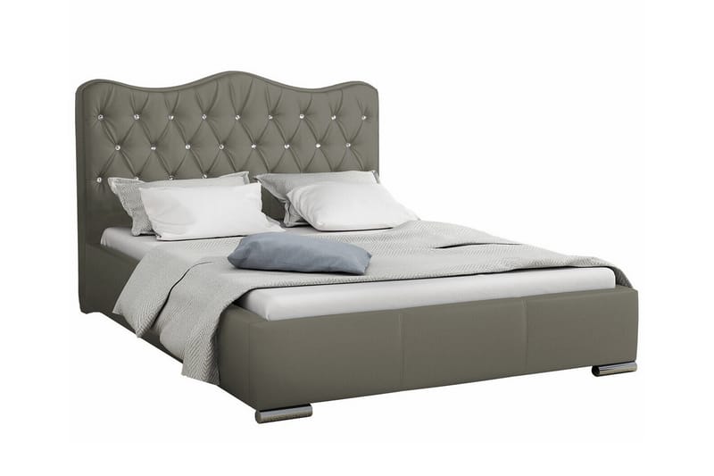 Boisdale Sengeramme 180x200 cm - Mørkegrå - Møbler - Senge - Sengeramme & sengestel