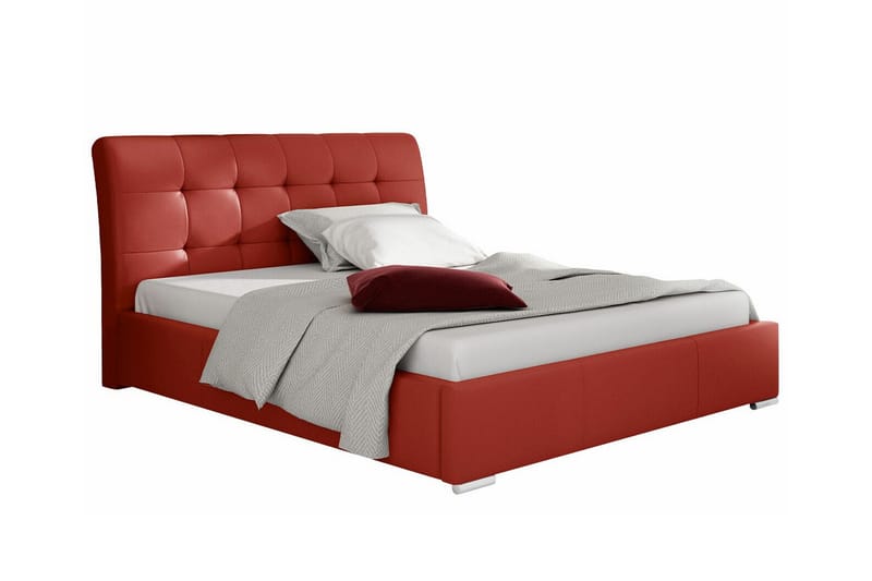 Boisdale Sengeramme 180x200 cm - Rød - Møbler - Senge - Sengeramme & sengestel