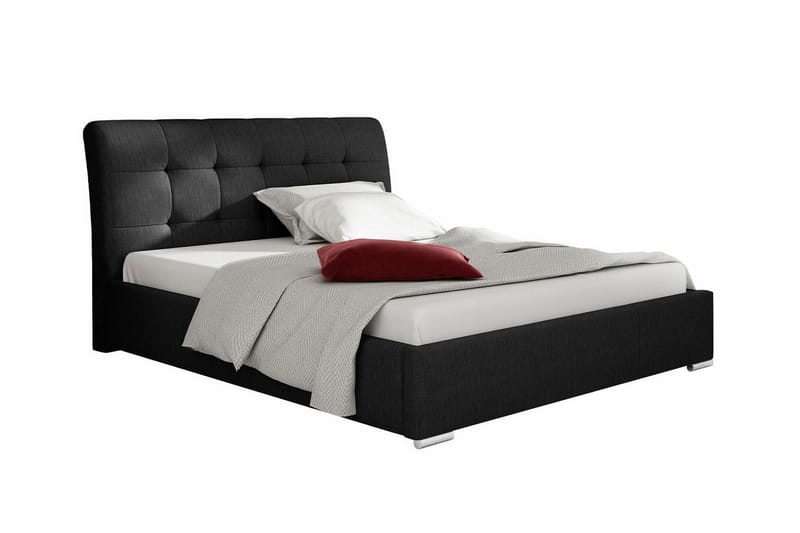 Boisdale Sengeramme 180x200 cm - Sort - Møbler - Senge - Sengeramme & sengestel