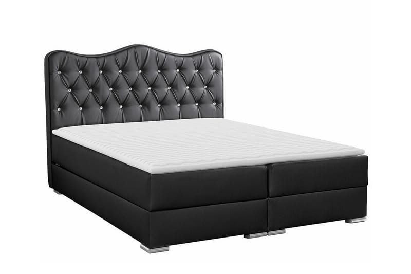 Boisdale Sengeramme 180x200 cm - Sort - Møbler - Senge - Sengeramme & sengestel