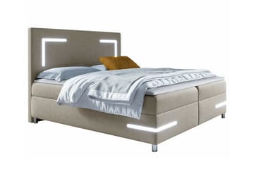 Boisdale Sengeramme 200x200 cm - Beige - Møbler - Senge - Sengeramme & sengestel