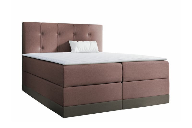 Boisdale Sengeramme 200x200 cm - Lysebrun/Sort - Møbler - Senge - Sengeramme & sengestel