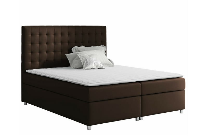 Boisdale Sengeramme 200x200 cm - Mørkebrun - Møbler - Senge - Sengeramme & sengestel