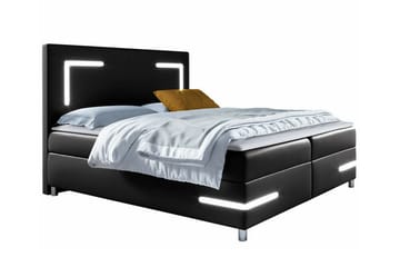 Boisdale Sengeramme 200x200 cm - Sort - Møbler - Senge - Sengeramme & sengestel