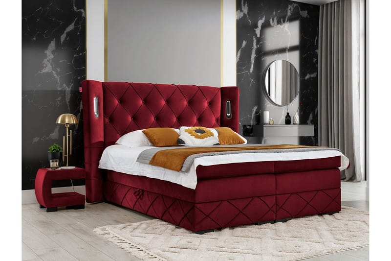 Boisdale Sengeramme 200x200 cm - Møbler - Senge - Sengeramme & sengestel