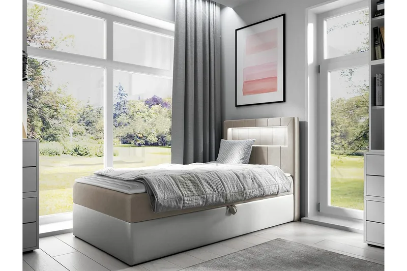 Boisdale Sengeramme 90x200 cm - Møbler - Senge - Sengeramme & sengestel