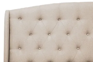 Bordeau | Dobbelt seng 140 | 200 cm - Beige - Møbler - Senge - Sengeramme & sengestel