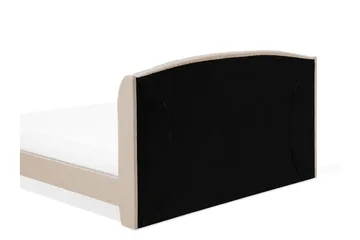 Bordeau | Dobbelt seng 180 | 200 cm - Beige - Møbler - Senge - Sengeramme & sengestel