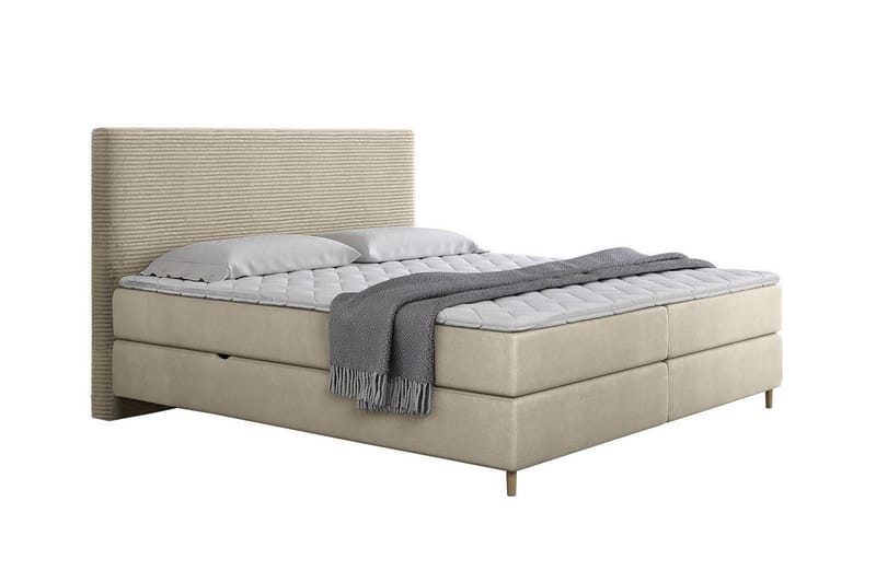 Derry Sengeramme 140x200 cm - Beige - Sengeramme & sengestel