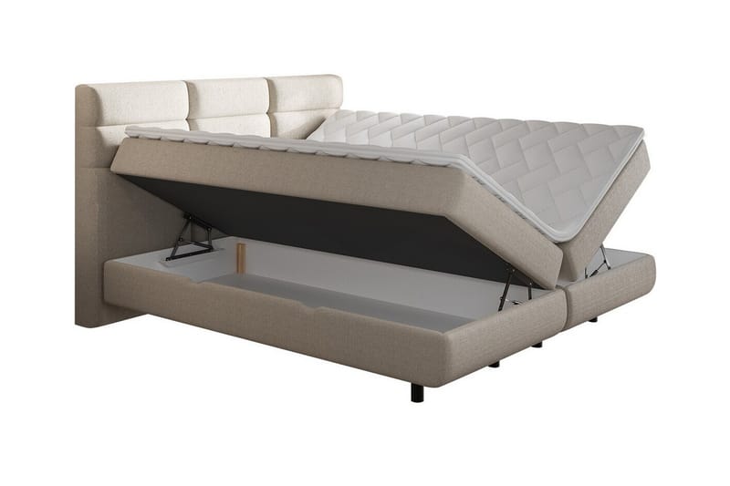 Derry Sengeramme 160x200 cm - Beige - Møbler - Senge - Sengeramme & sengestel