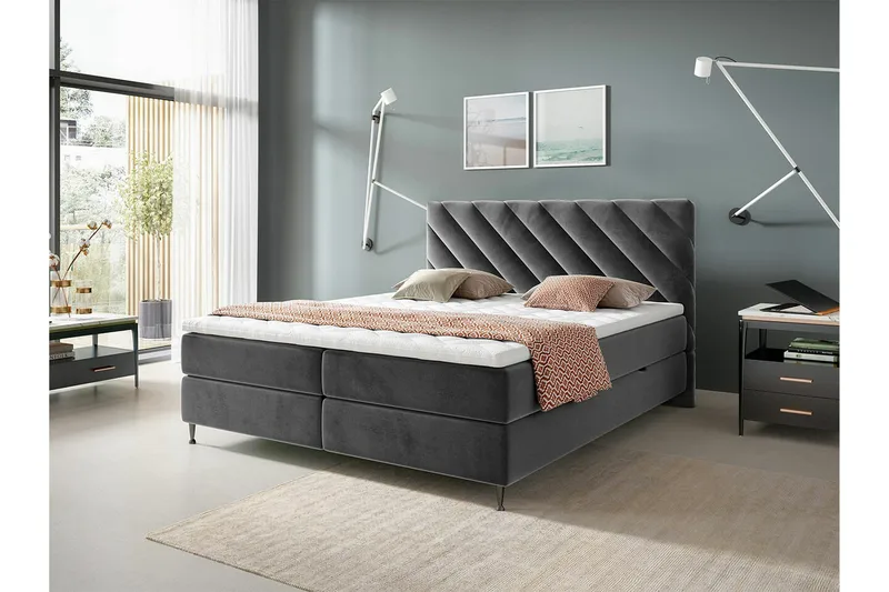 Derry Sengeramme 160x200 cm - Møbler - Senge - Sengeramme & sengestel