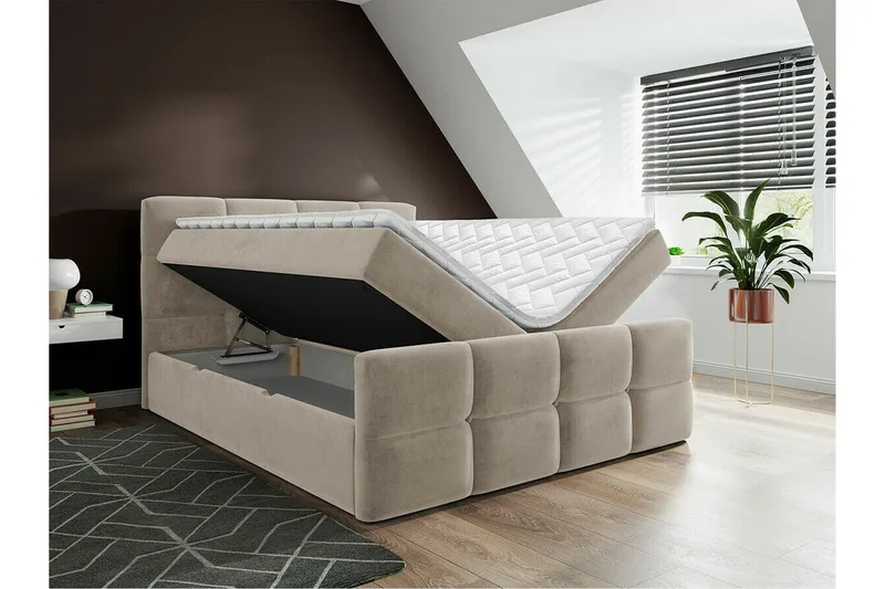 Derry Sengeramme 160x200 cm - Møbler - Senge - Sengeramme & sengestel