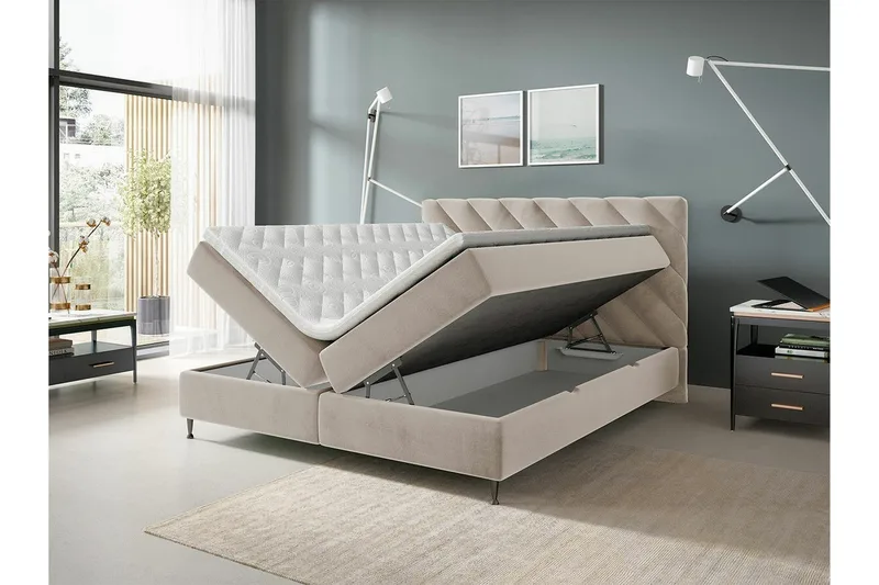 Derry Sengeramme 160x200 cm - Møbler - Senge - Sengeramme & sengestel