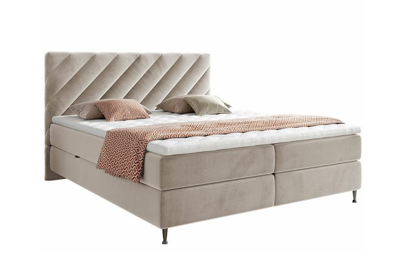 Derry Sengeramme 180x200 cm - Beige - Sengeramme & sengestel