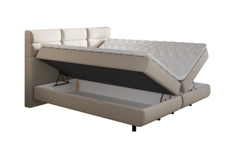 Derry Sengeramme 180x200 cm - Beige - Sengeramme & sengestel