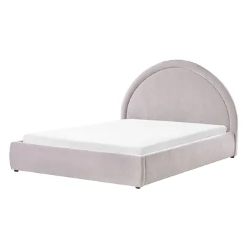 Dobbeltseng Mouzon 140x200 cm - Taupe - Møbler - Senge - Sengeramme & sengestel