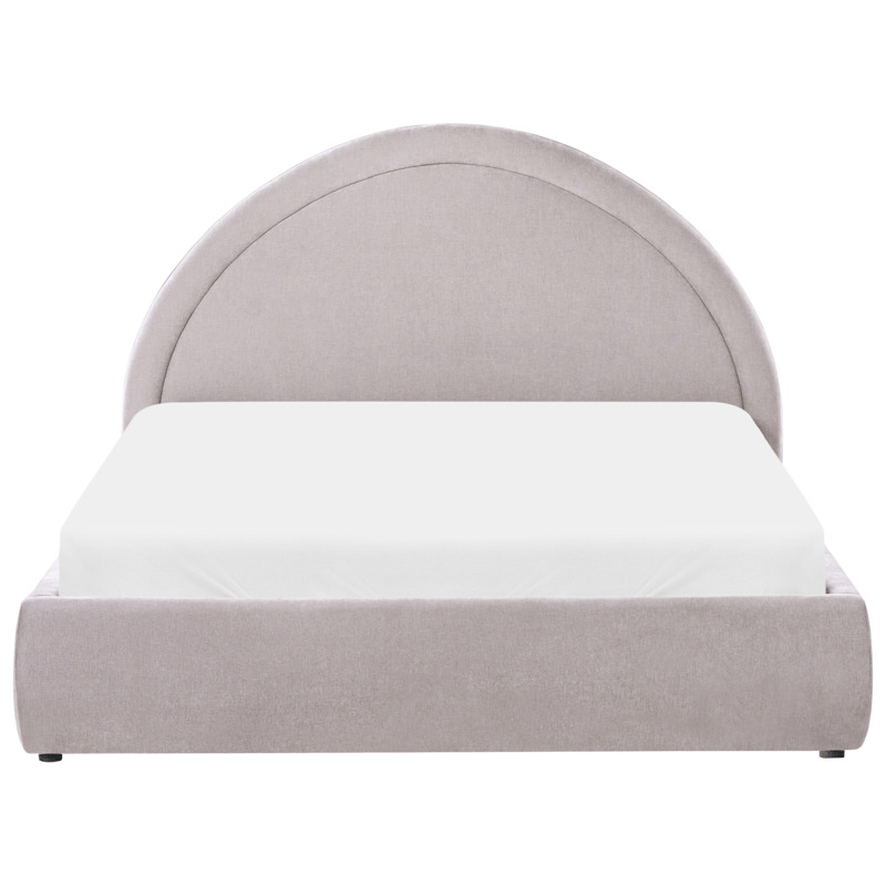 Dobbeltseng Mouzon 140x200 cm - Taupe - Møbler - Senge - Sengeramme & sengestel