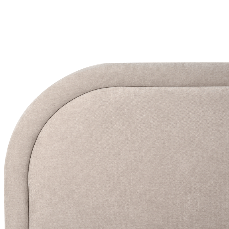 Dobbeltseng Quillien 140x200 cm - Lys beige - Møbler - Senge - Sengeramme & sengestel