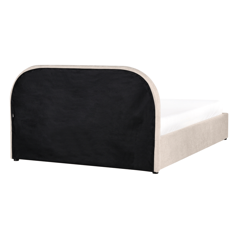 Dobbeltseng Quillien 140x200 cm - Lys beige - Møbler - Senge - Sengeramme & sengestel