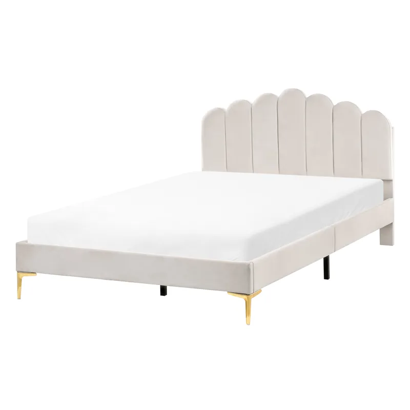 Dobbeltseng Sauvian 140x200 cm, Off-White