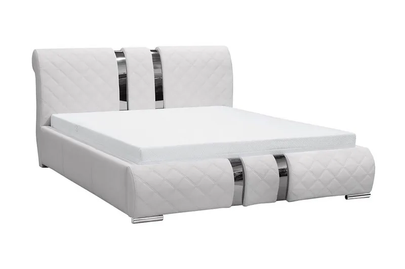 Dynir Sengeramme 140x200 cm, Hvid