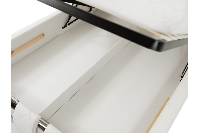 Dynir Sengeramme 160x200 cm - Hvid - Møbler - Senge - Sengeramme & sengestel