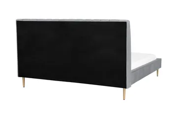 Elechas Dobbeltseng 180x200 cm - Grå - Møbler - Senge - Sengeramme & sengestel