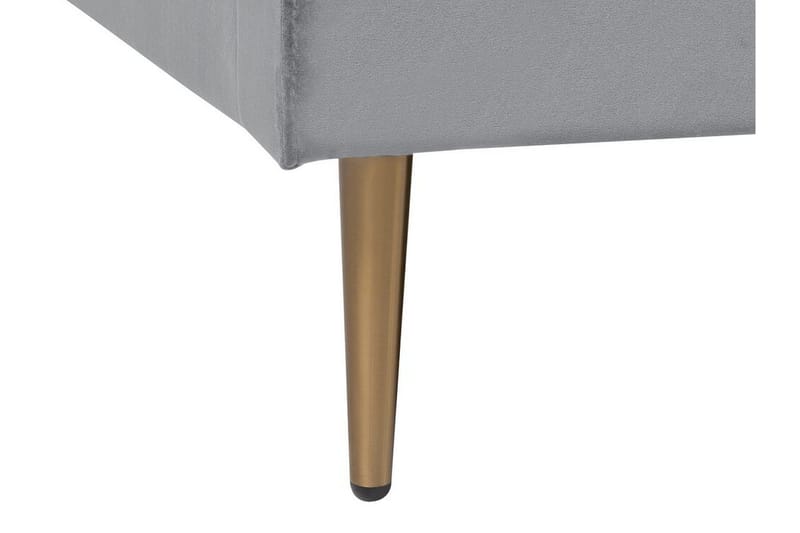 Elechas Dobbeltseng 180x200 cm - Grå - Møbler - Senge - Sengeramme & sengestel