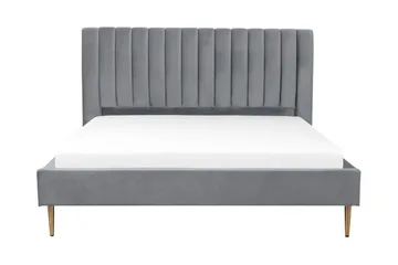 Elechas Dobbeltseng 180x200 cm - Grå - Møbler - Senge - Sengeramme & sengestel