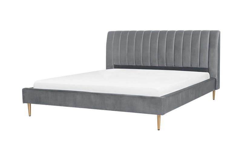 Elechas Dobbeltseng 180x200 cm - Grå - Møbler - Senge - Sengeramme & sengestel