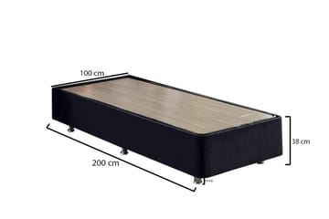Endulanie Sengeramme 100x200 cm - Sort - Møbler - Senge - Sengeramme & sengestel