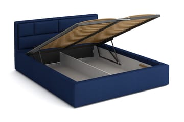 Falskog Seng 120x200 cm Metalramme - Hvid - Møbler - Senge - Sengeramme & sengestel