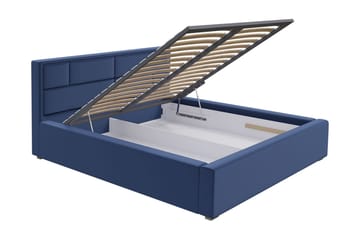 Falskog Seng 120x200 cm Metalramme - Hvid - Møbler - Senge - Sengeramme & sengestel