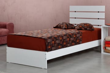 Firkantet sengeramme 120x200 cm - Hvid - Møbler - Senge - Sengeramme & sengestel