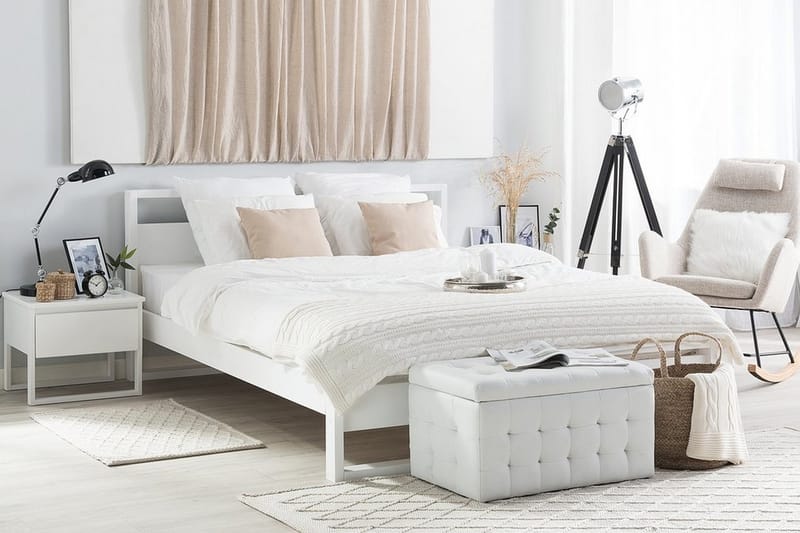 Giulia Dobbelt seng 180 | 200 cm, Hvid