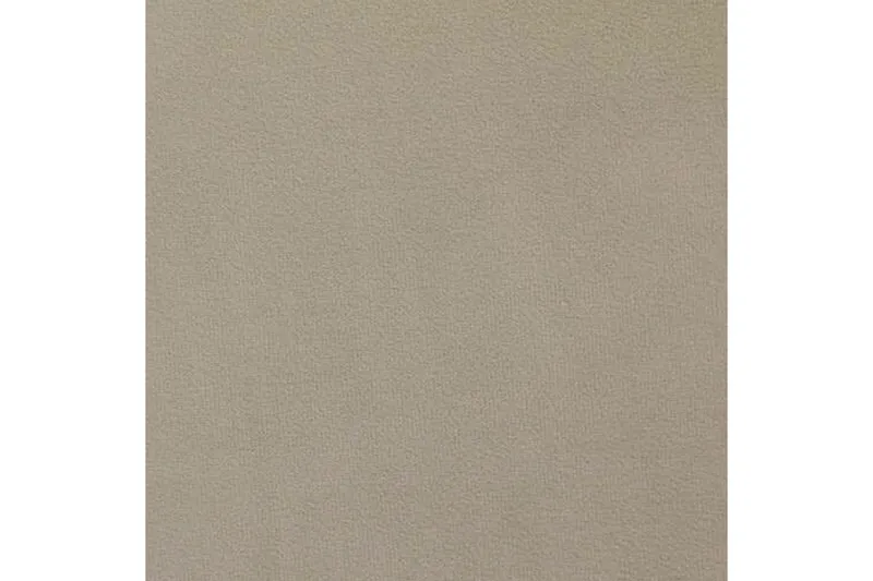 Herstello Sengepakke med Opbevaring 140x200 cm i Fløjl med Sengegavl + Topmadras - Beige - Møbler - Senge - Sengeramme & sengestel