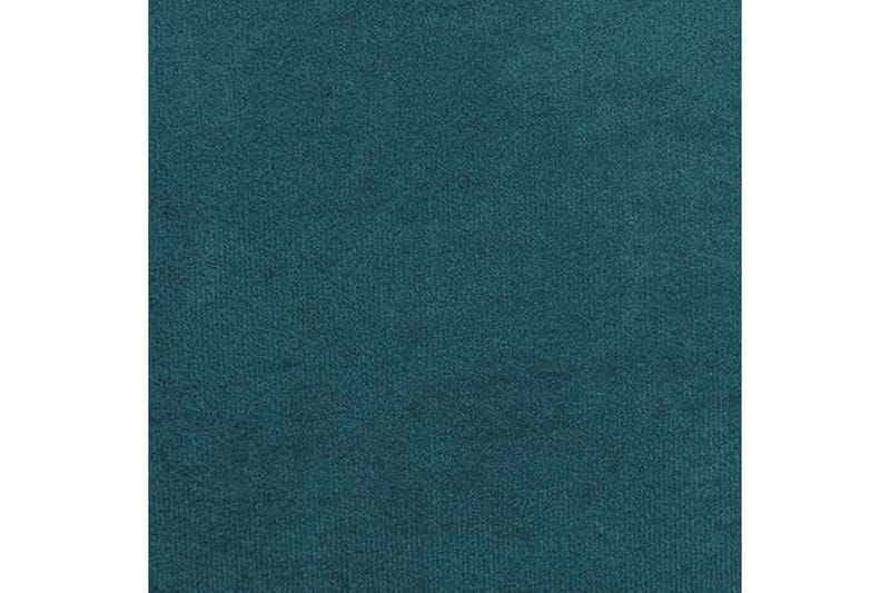 Herstello Sengeramme med Opbevaring 160x200 cm i Velour med Sengegavl - Petrol - Møbler - Senge - Sengeramme & sengestel
