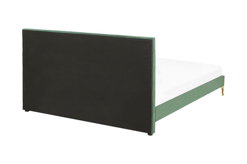 Holabo Seng 160x200 cm - Grøn/Velour - Møbler - Senge - Sengeramme & sengestel