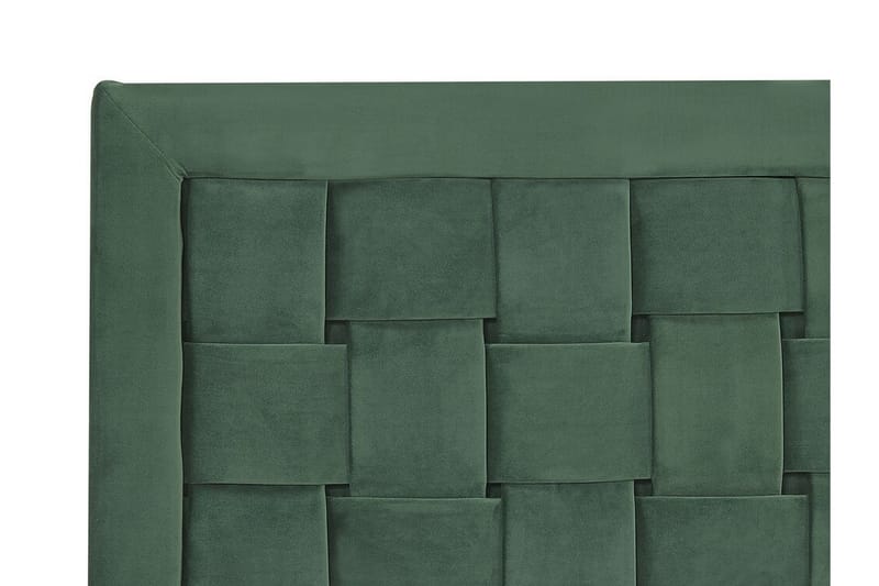 Holabo Seng 160x200 cm - Grøn/Velour - Sengeramme & sengestel