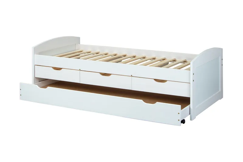 Iviken Sengeramme 90X200 Hvid - Møbler - Senge - Sengeramme & sengestel