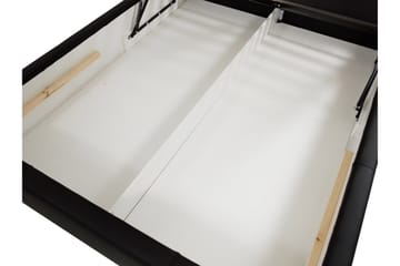 Junkerdal Seng 160x200 - Sort - Møbler - Senge - Sengeramme & sengestel