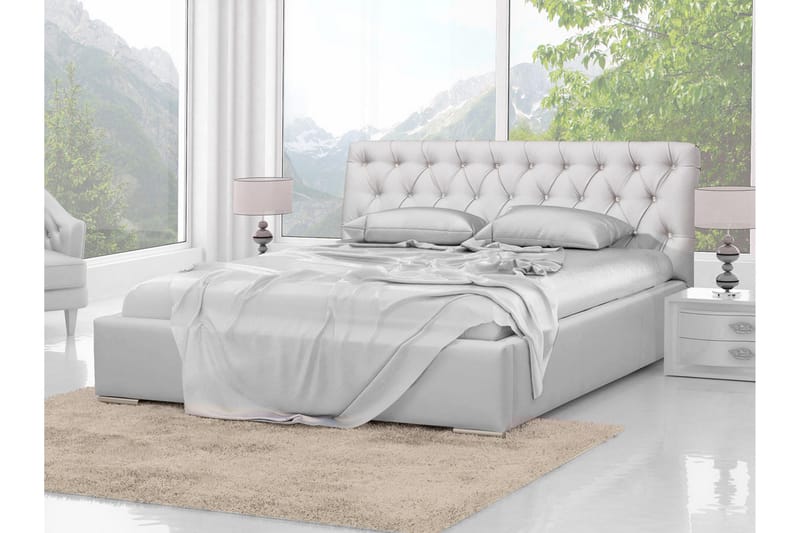 Junkerdal Seng 180x200 - Hvid - Møbler - Senge - Sengeramme & sengestel