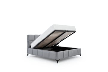 Kamble Sengeramme med Opbevaring 140x200 cm - Beige - Møbler - Senge - Sengeramme & sengestel