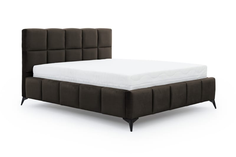 Kamble Sengeramme med Opbevaring 140x200 cm - Brun - Møbler - Senge - Sengeramme & sengestel