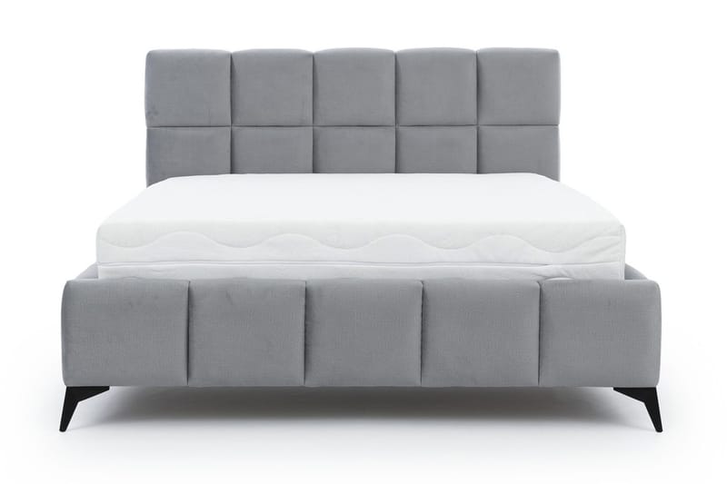 Kamble Sengeramme med Opbevaring 140x200 cm - Grå - Møbler - Senge - Sengeramme & sengestel