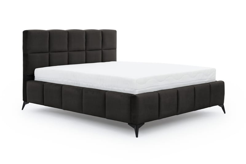 Kamble Sengeramme med Opbevaring 140x200 cm - Mørkegrå - Møbler - Senge - Sengeramme & sengestel