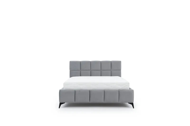 Kamble Sengeramme med Opbevaring 160x200 cm - Grå - Møbler - Senge - Sengeramme & sengestel