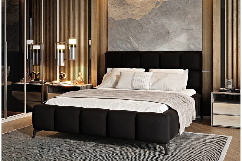 Kamble Sengeramme med Opbevaring 180x200 cm - Brun - Møbler - Senge - Sengeramme & sengestel