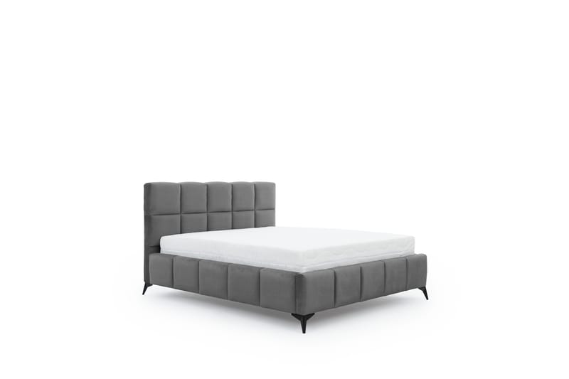 Kamble Sengeramme med Opbevaring 180x200 cm - Grå - Møbler - Senge - Sengeramme & sengestel