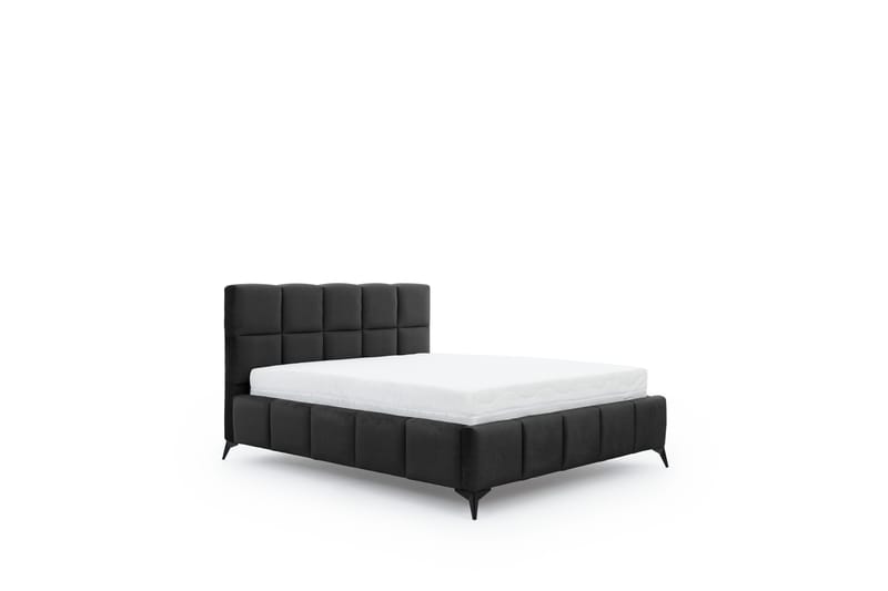 Kamble Sengeramme med Opbevaring 180x200 cm - Mørkegrå - Møbler - Senge - Sengeramme & sengestel